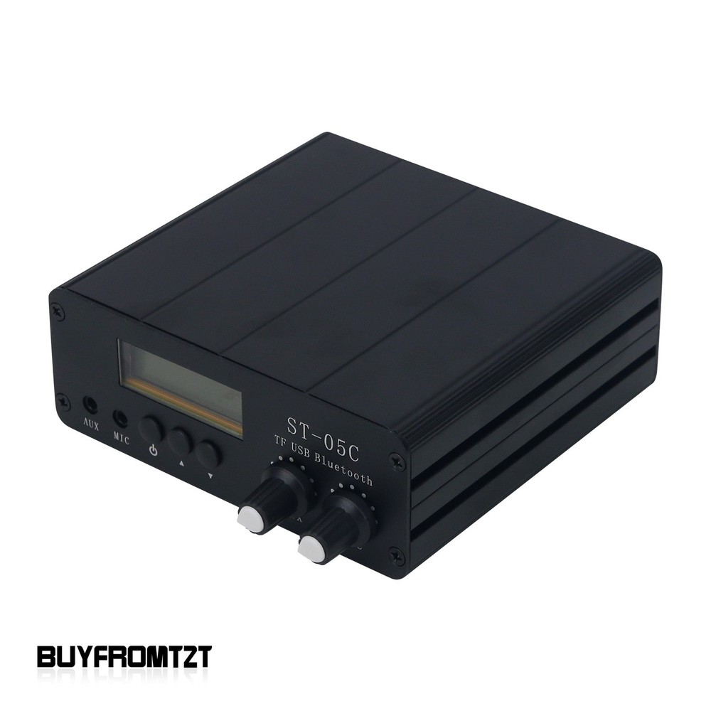 ST-05C 0.2W Bluetooth USB TF Card Stereo FM Transmitter + Antenna + Power Supply