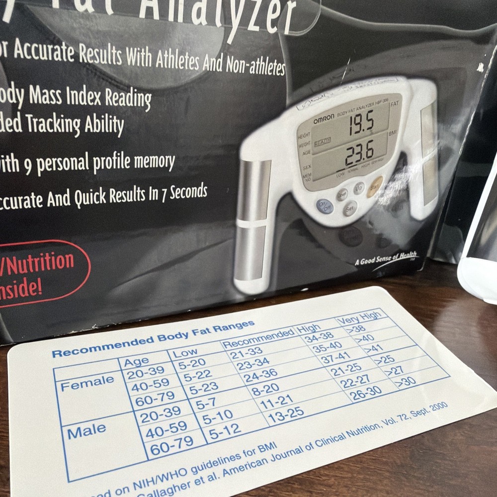 Omron HBF-306BL Handheld Body Fat Analyzer