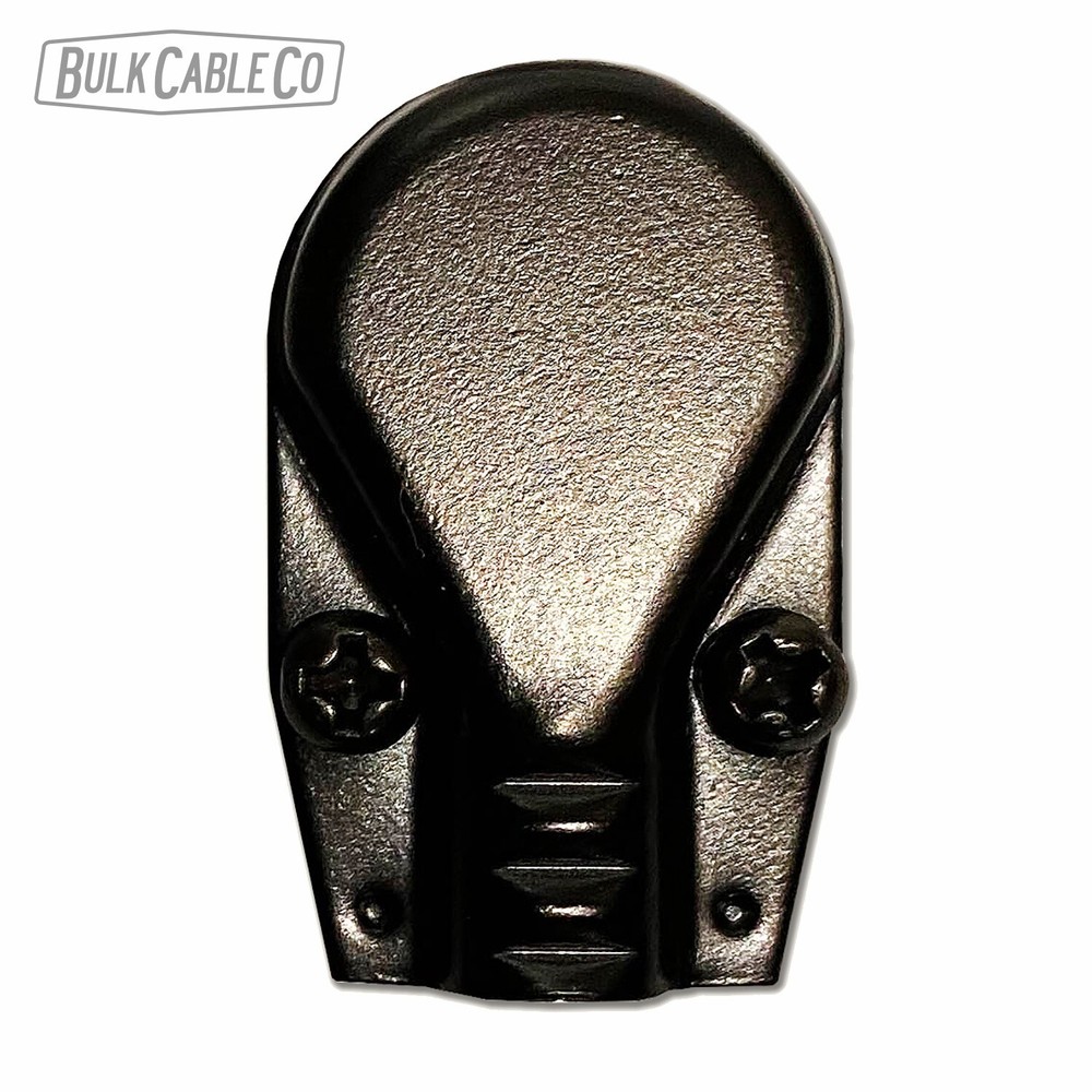 1 Pack - 1/4" Right Angle Pancake Gold/Black Connector Set - DIY Patch Cables