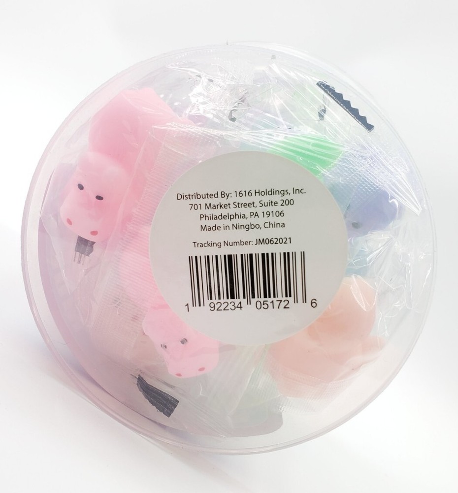 Squishy Mochi Animals 18 Pieces with Storage Container