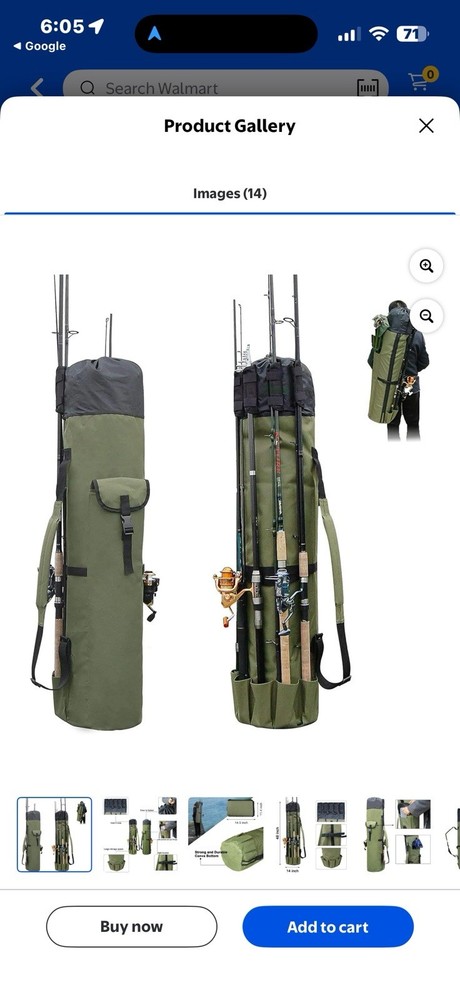 Fishing Rod Carrying Bag