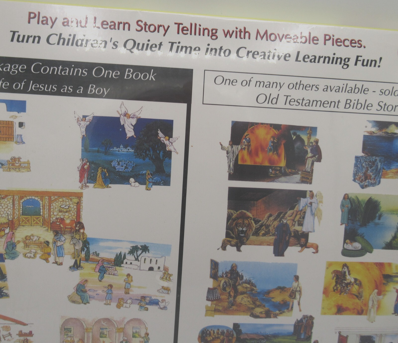 Betty Lukens Felt Book Activity Kit LIFE OF JESUS AS A BOY Sealed Package NEW