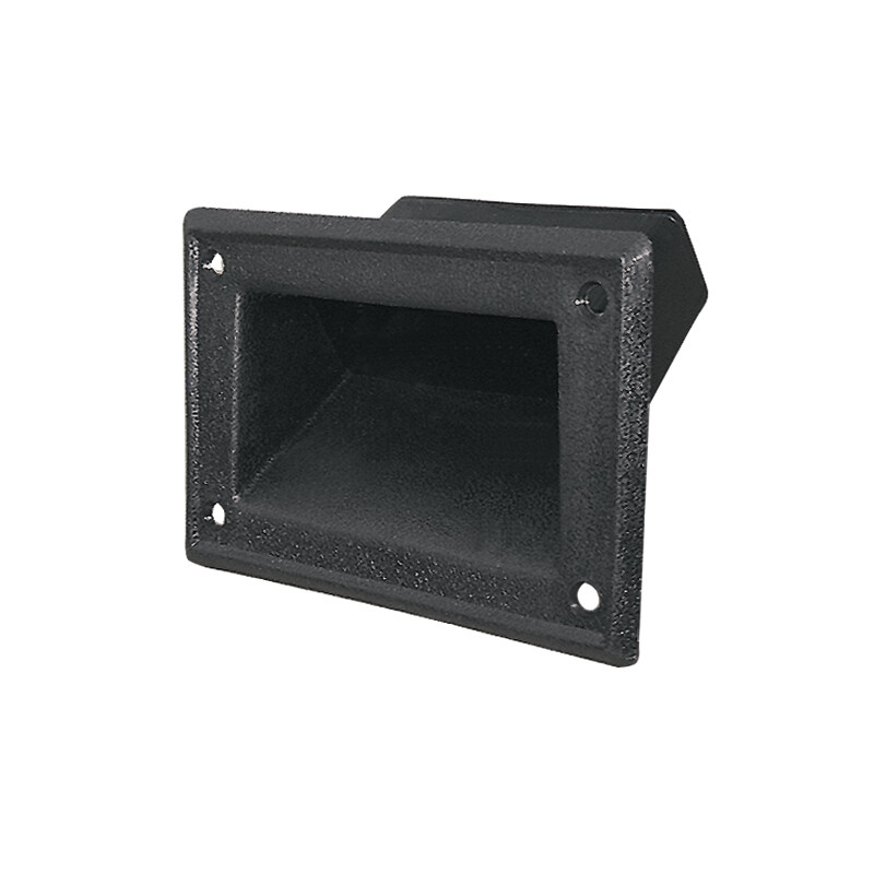 Shell Handle For Speaker Stands Plastic Black Recessed Handle 1 Pair