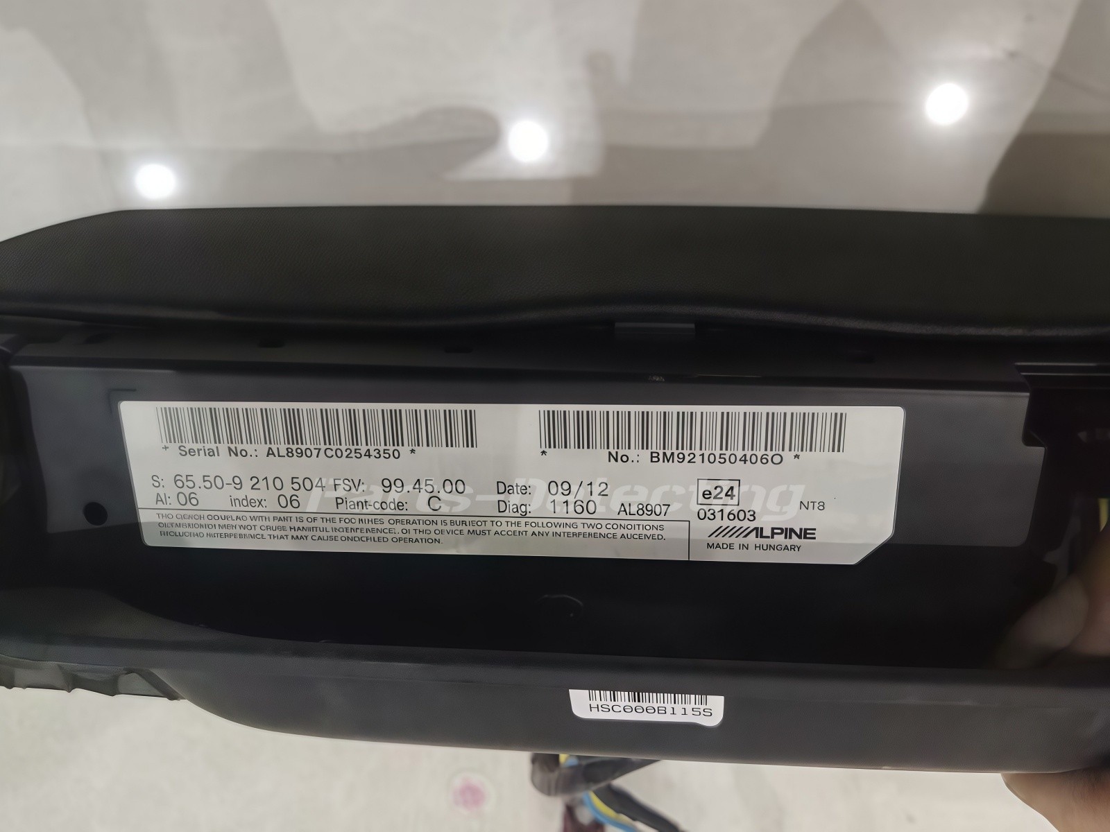 Front Radio Navigation Display Screen For 2009-2013 Bmw E89 Z4 65509210504