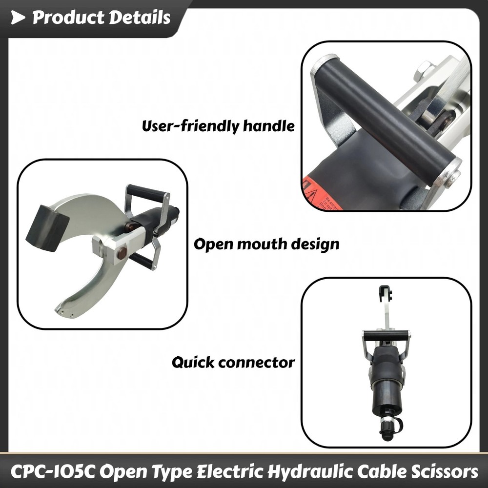 CPC-105C Open Type Electric Hydraulic Cable Scissors (Not Contain Pump)