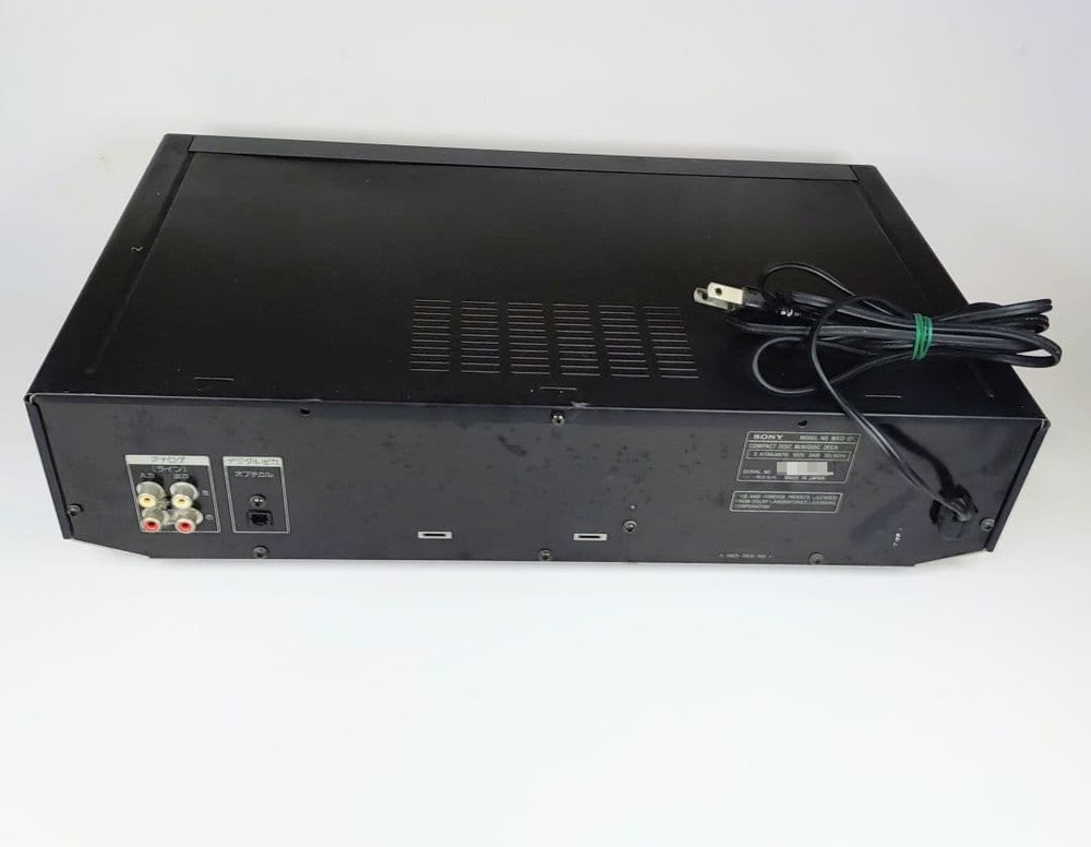 SONY MXD-D1 CD MD Player Double Deck Black Good GP