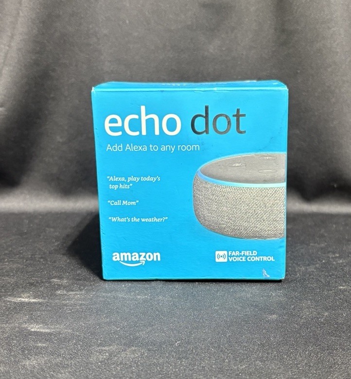 Amazon Echo Dot 3rd Gen Smart Speaker with Alexa - Charcoal (M2)