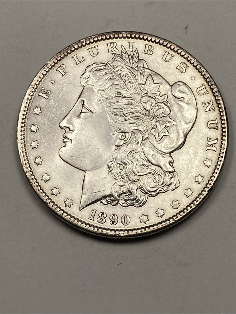 1890 Morgan Silver Dollar 1.00. Very Choice Uncirculated.