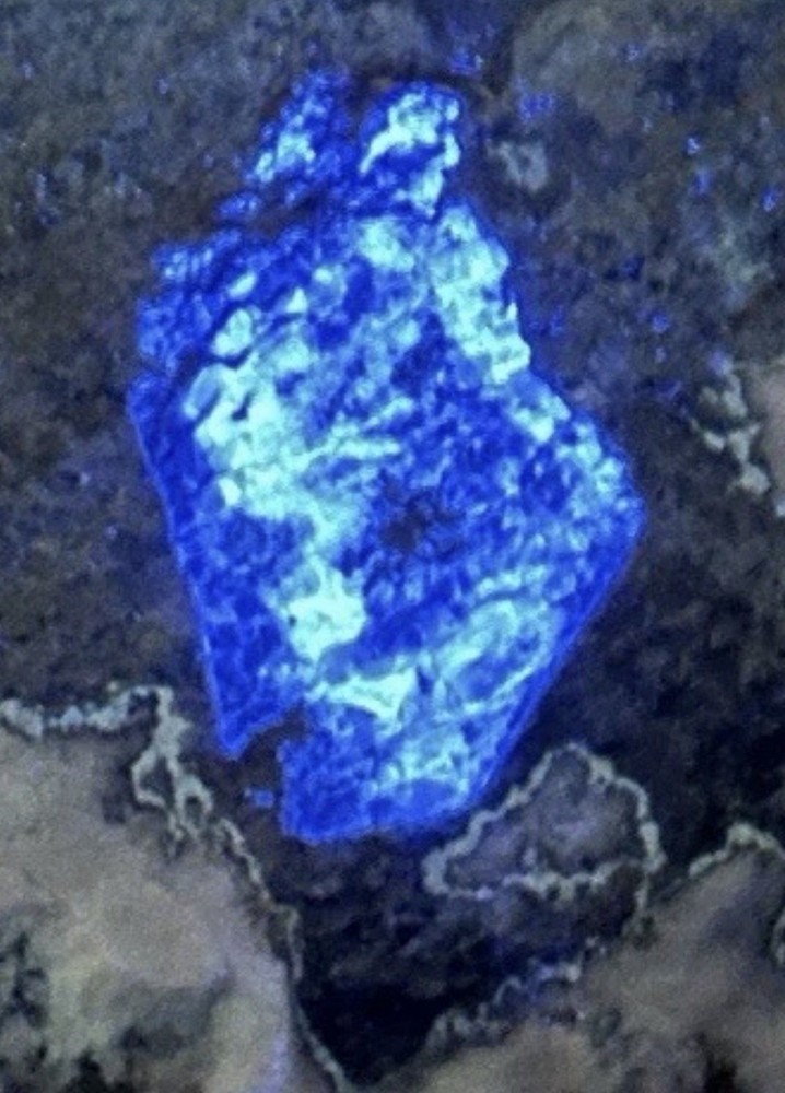 Rare Benitoite Cabinet Size Specimen