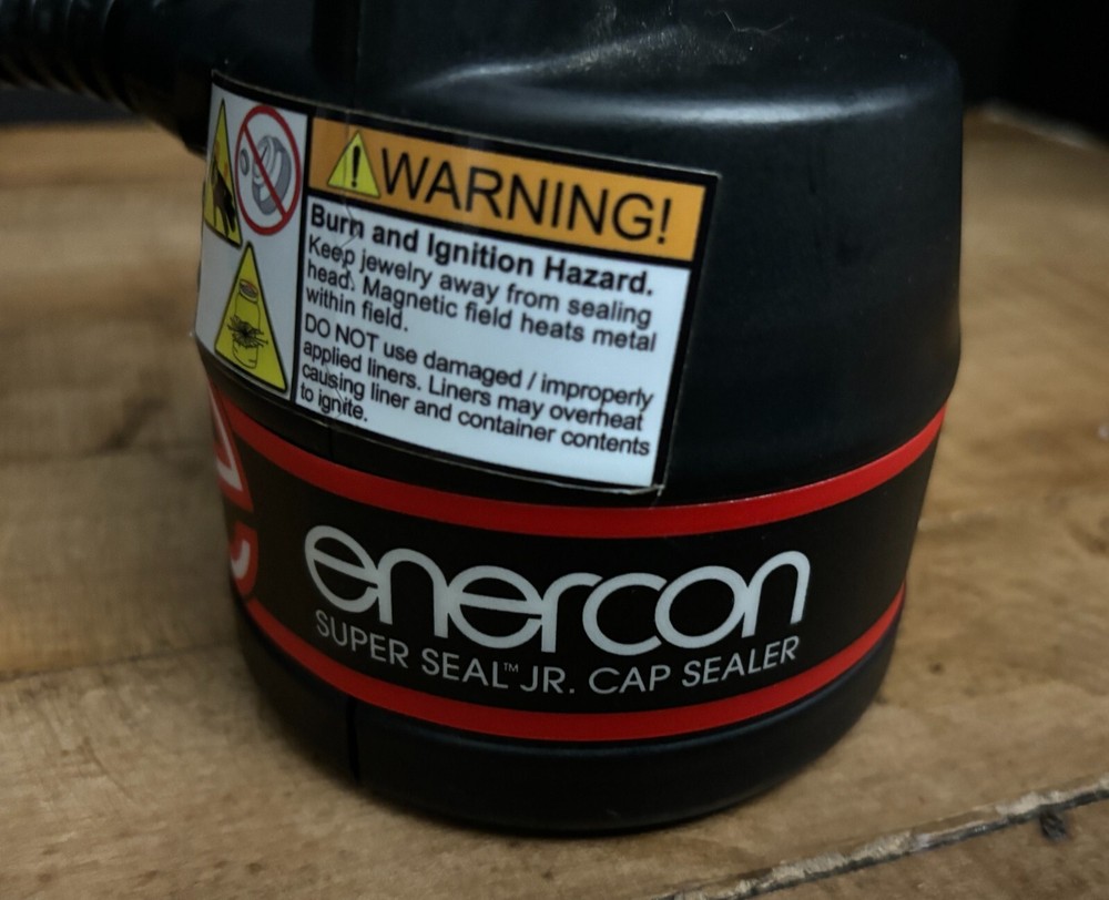 Enercon Super Seal Jr. Cap Sealer Hand Piece Controller (please read description