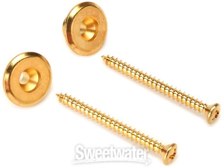 PRS Strap Buttons & Screws - Gold