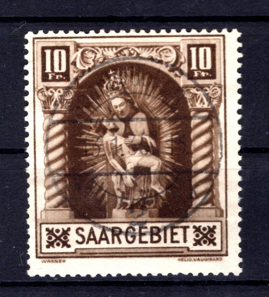 Saar 103I Variety Postmarked (L7013