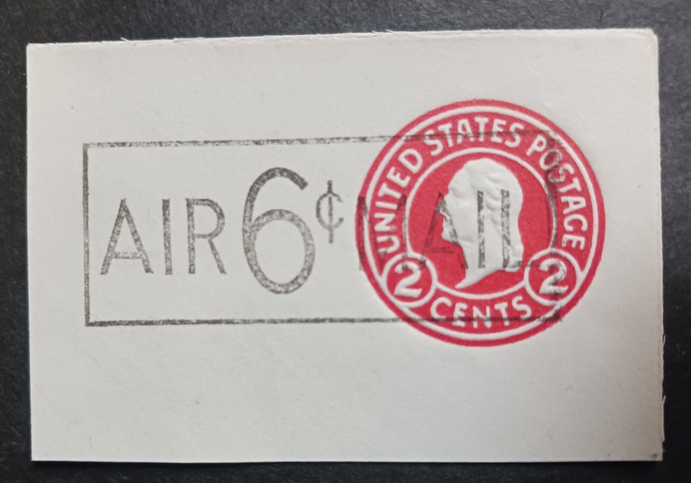 AIR POST CUT SQUARE UC8 mint VF