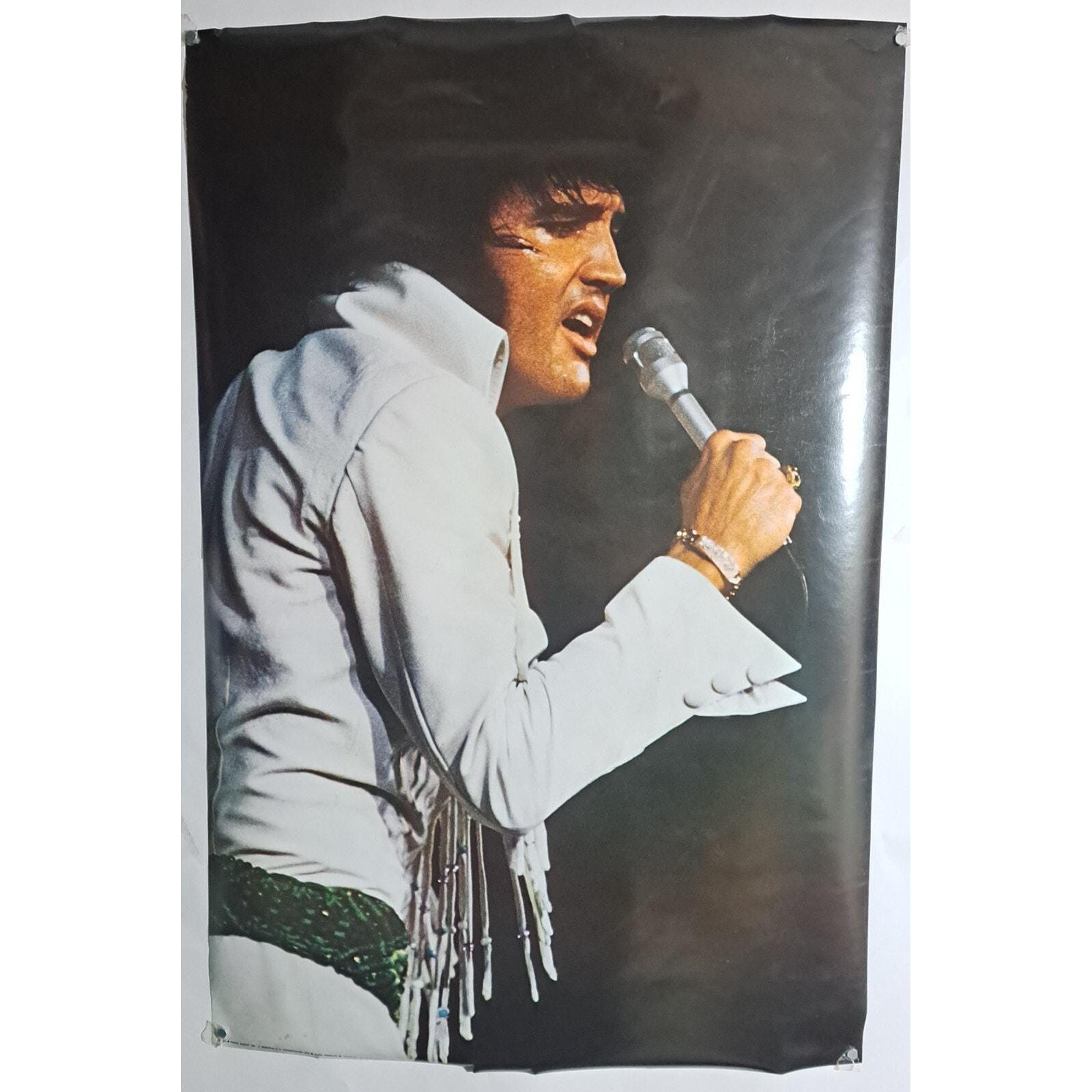 Elvis Presley Poster 1972 Minerva Copenhagen 24x36 Original Promo Print Scotland
