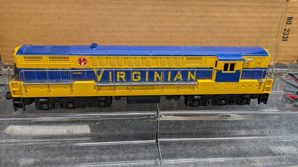 Lionel Postwar 2331 Virginian FM Trainmaster with Original Box & Insert - Tested