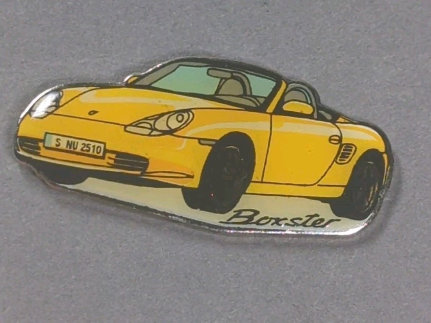 Porsche Boxster Metal Pin Badge