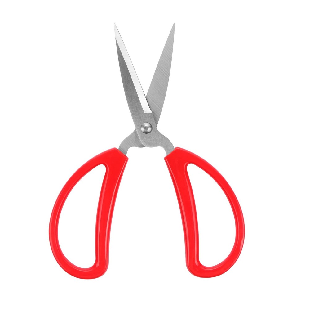1 Pack 8-inch Multi-Purpose Scissors with Red Handle Stainless Steel Sharp