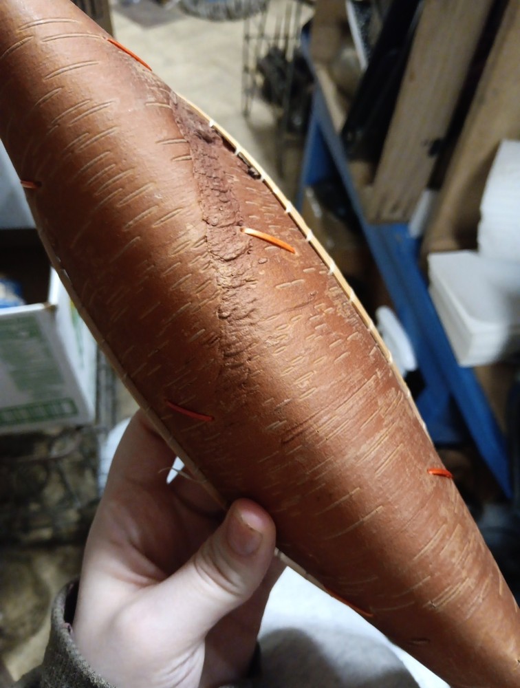 Handmade Birchbark Canoe