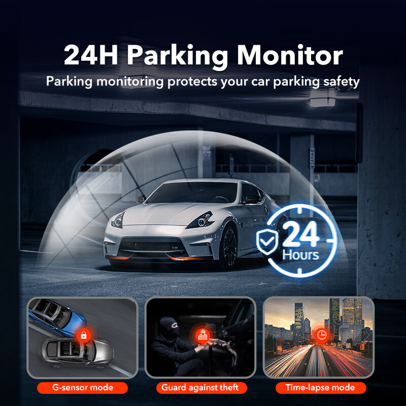 REDTIGER F7N 4K Dual Dash Camera Front and Rear Dash Cam Built-in WiFi&GPS