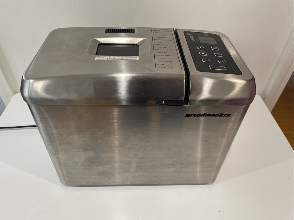 Breadman Pro TR900s 2lbs Bread Maker Stainless Steel