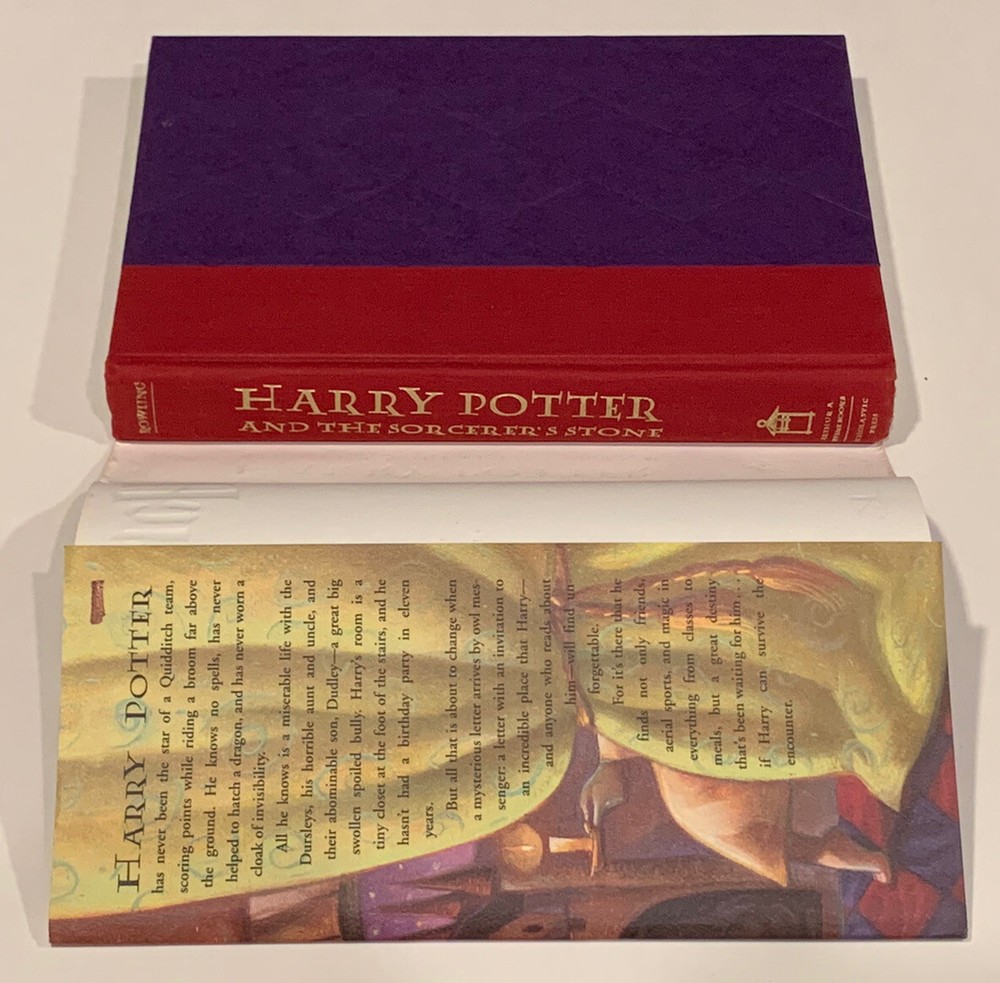 PRINT ERROR - Missing Number on Spine: HARRY POTTER & the Sorcerer’s Stone 1998