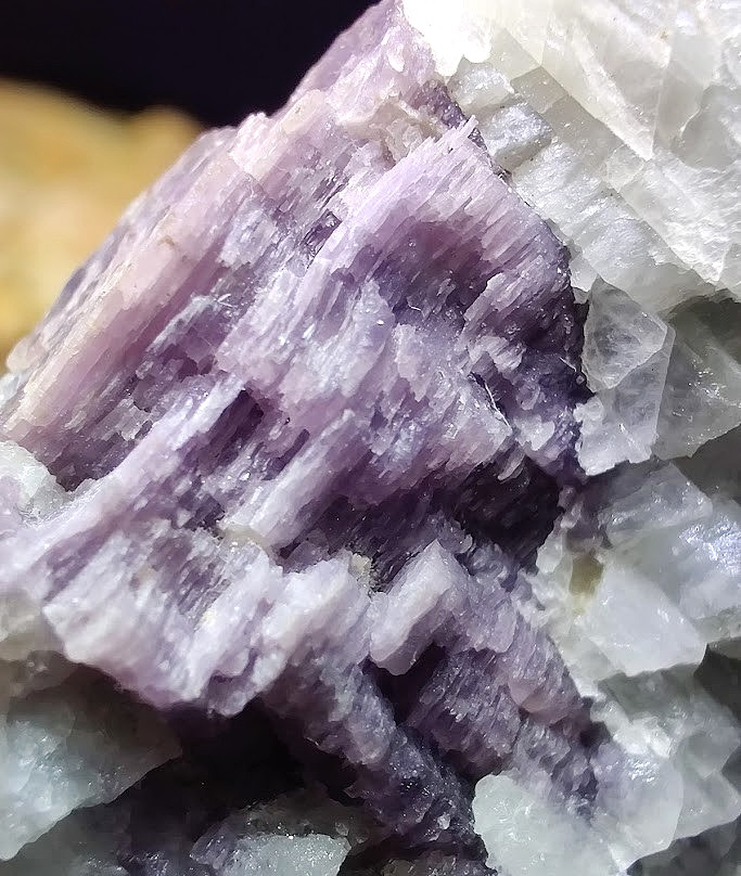 Nice Platy Layers of Blue Cleavelandite var. Albite w/ Lepidolite-Very Aesthetic