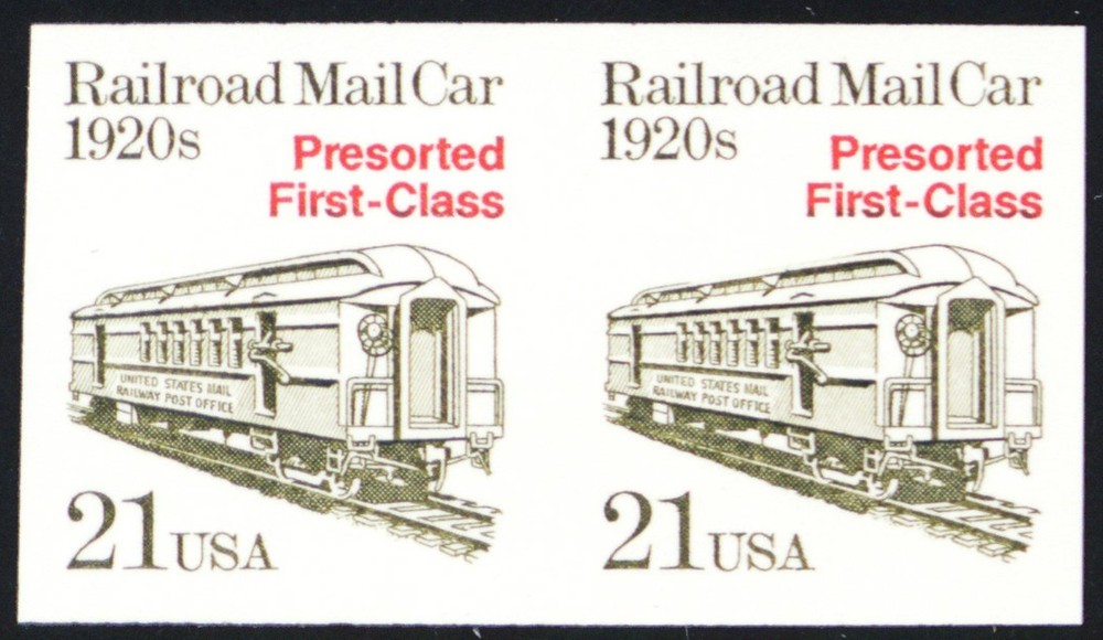 2265a, Mint NH 21¢ - Imperforate Error Coil Pair - Stuart Katz