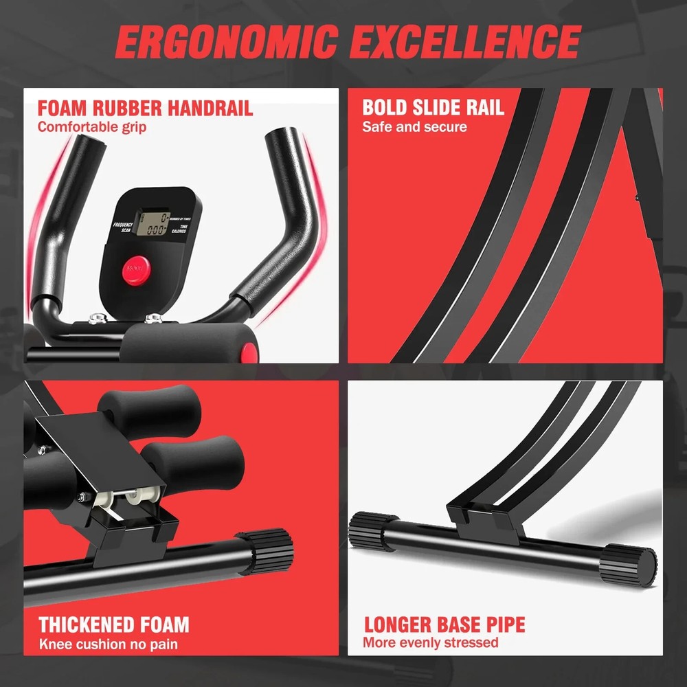 FOLDABLE VERSATILE AB & FULL BODY WORKOUT MACHINE - NEW & SHIPS FREE!