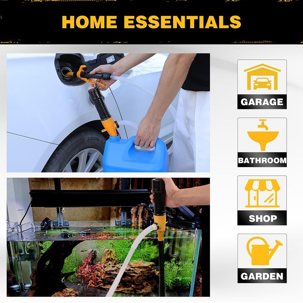 ELEAD Portable Battery Powered Pump - Pump, Yellow