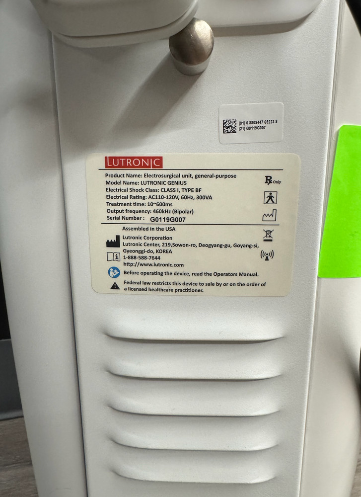 Lutronic Genius-Radiofrequency Microneedling (RFMN) device