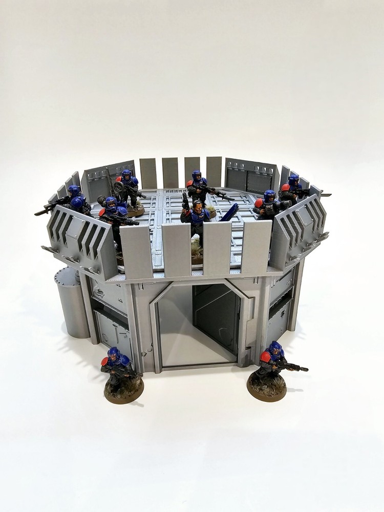 3d Printed Terrain. Forward Command Outpost Great For Warhammer 40K Or Kill Team