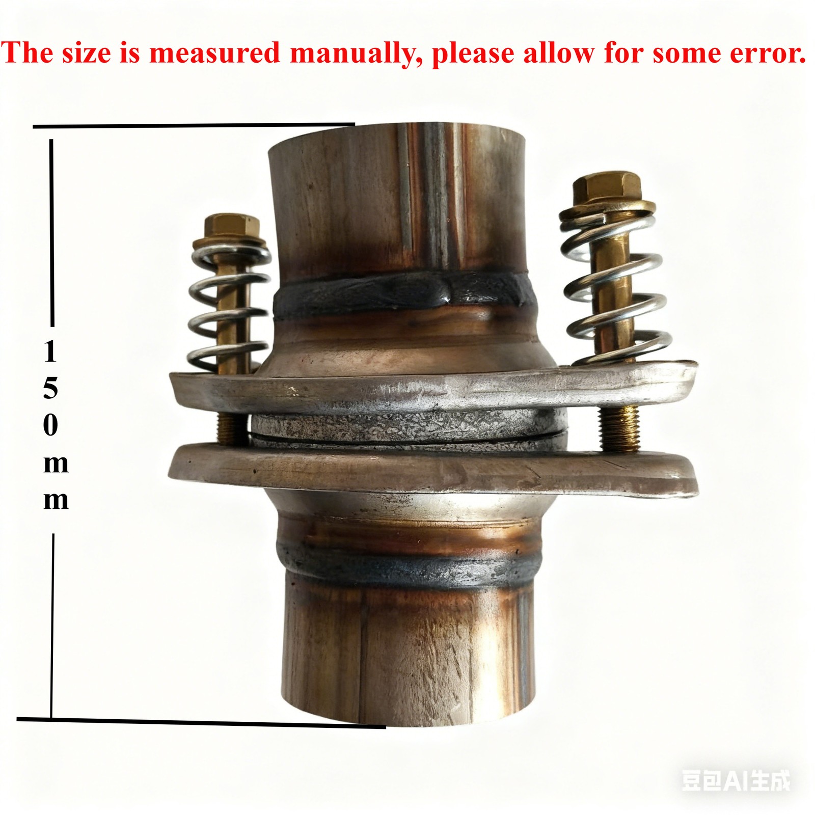 Exhaust Spherical 2.5" ID Joint Repair Flange Spring Bolt Kit