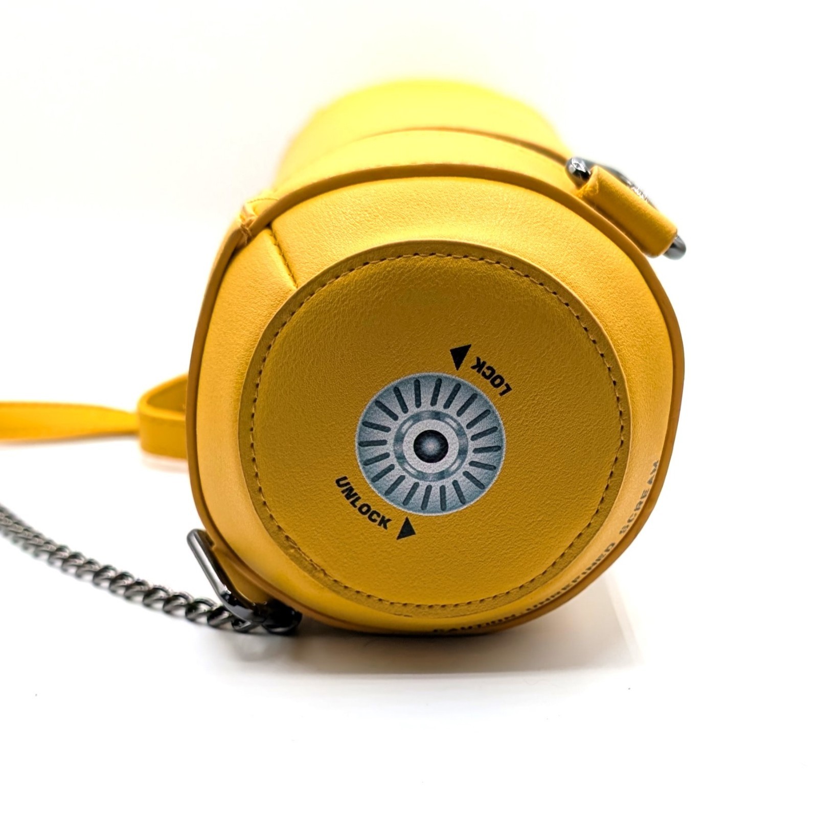 NWOT Disney Pixar Monsters Inc Yellow Scream Canister Crossbody Bag Purse Unisex