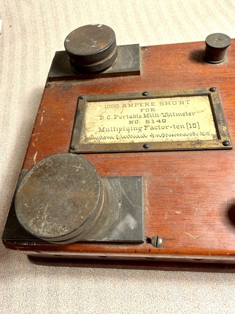 Antique Keystone Electrical Shunt 1000 Amp