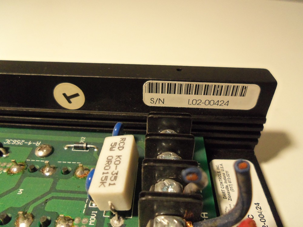 DART CONTROLS INC Speed Controller Model 530BC