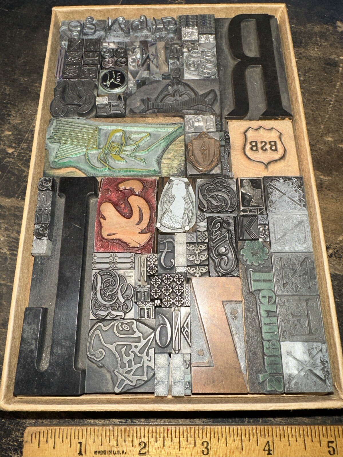 Printing Blocks Ornamentals Borders Dingbats. Wonderful Variety!! #C Beautiful!