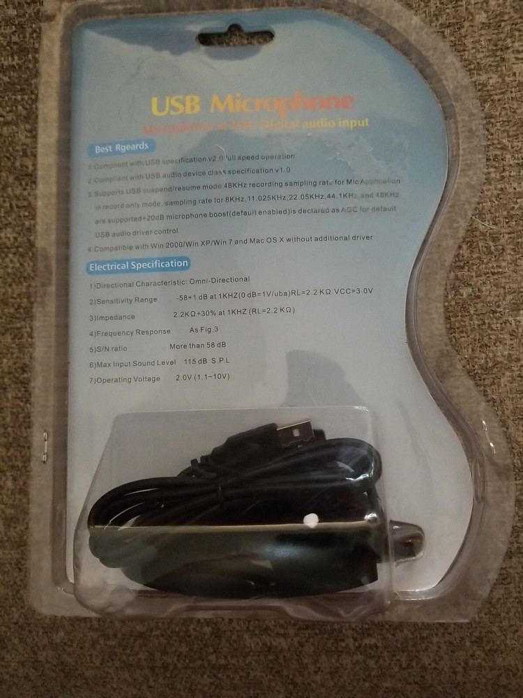 Kinobo USB Microphone in ADC Digital Audio Input