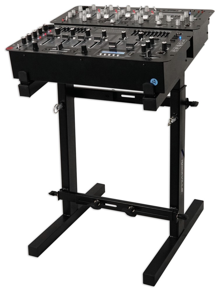 Rockville Portable Adjustable Stand For Numark Mixtrack 3 DJ Controller