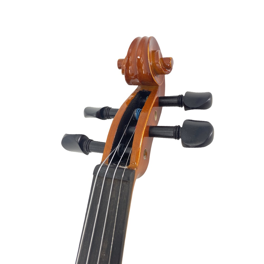 Solid Wood 4/4 Violin tiger pattern Set Full Size Fiddle Kit Handmade with Case