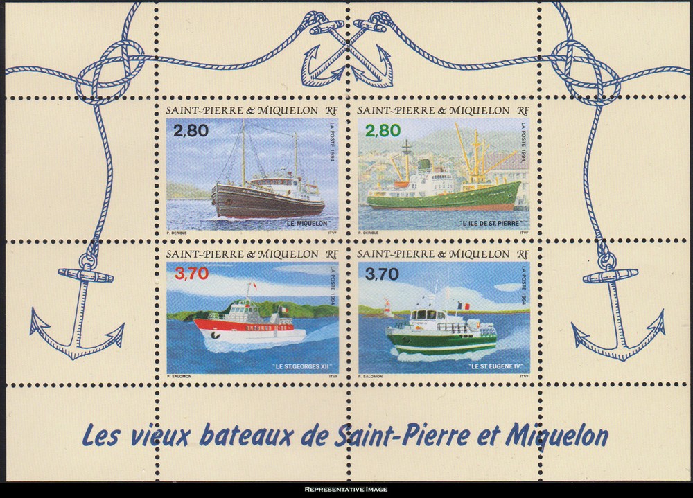 Saint Pierre & Miquelon Scott 604 Mint never hinged.