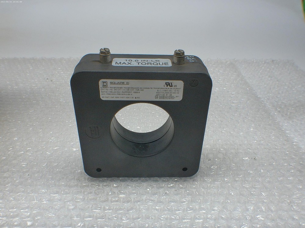 SQUARE D 74R-102 CURRENT TRANSFORMER NSMP