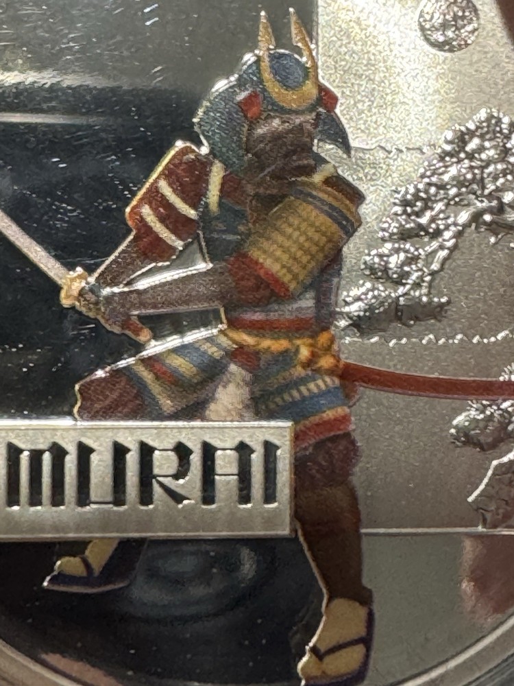 2010 Australia Great Warriors Samurai Silver Proof with BOX/COA