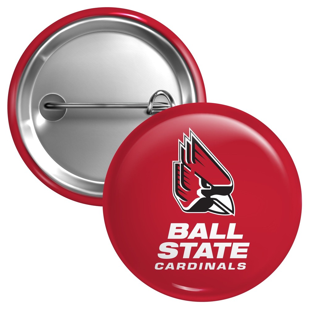 Ball State University Button Pin - 3 Size Options