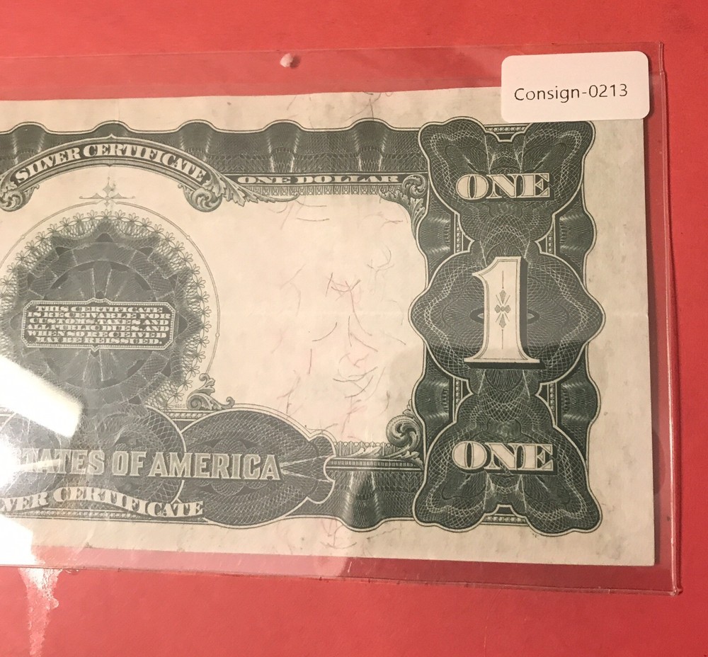 1899 $ 1 black eagle silver certificate , Bank Note￼￼