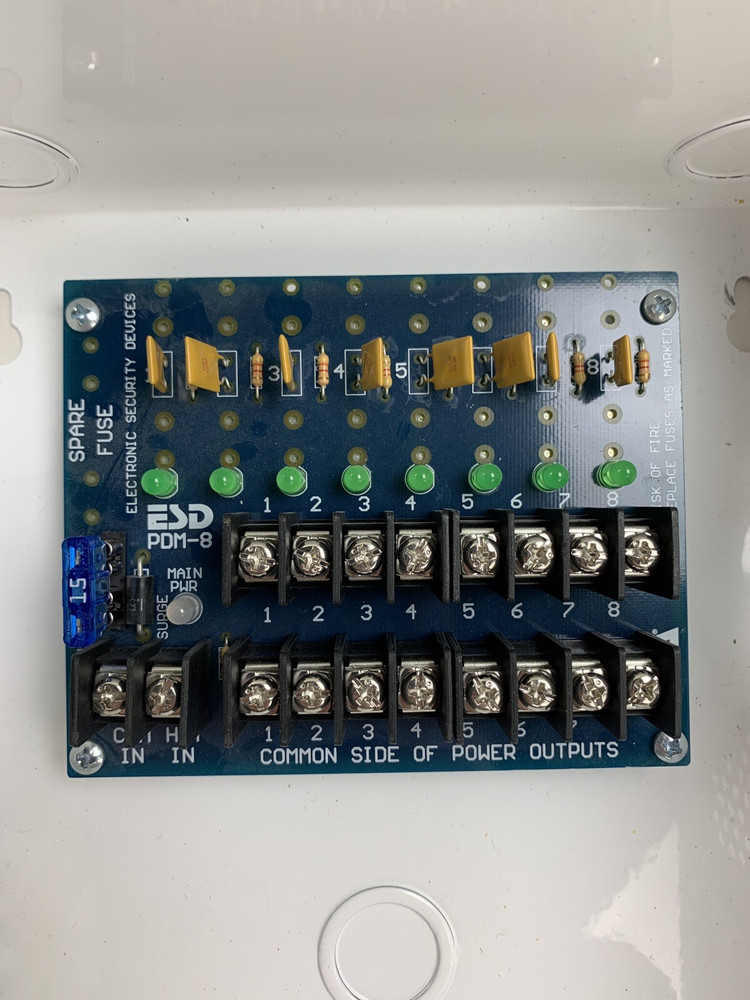 ESD PDA-EST8 CCTV Power Supply Box Untested