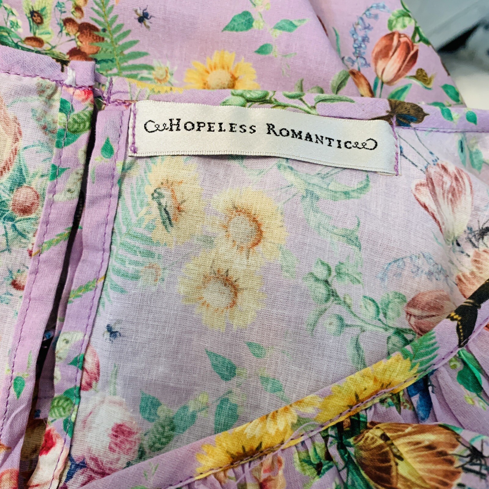 NEW Hopeless Romantic Nightgown XL / XXL 1x 2x roomy Cotton Ruffles Sleep dress