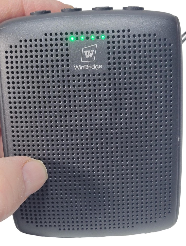 WinBridge Wireless Voice Amplifier with Bluetooth Headset Mic Tested