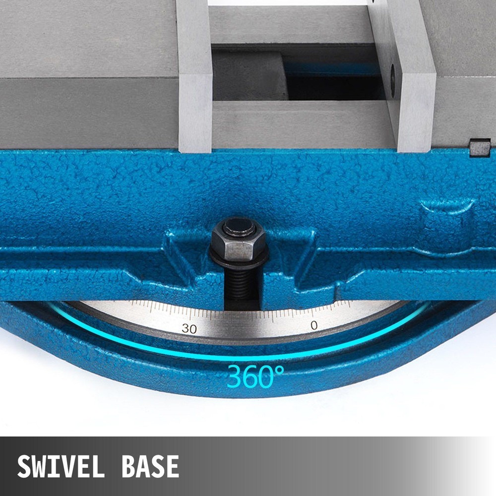 Robust 3.15in Clamping Vise Solid Ductile Iron Body
