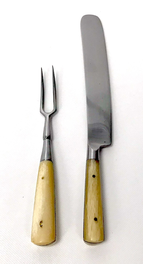 Two Piece Bone Handle Utensil Set