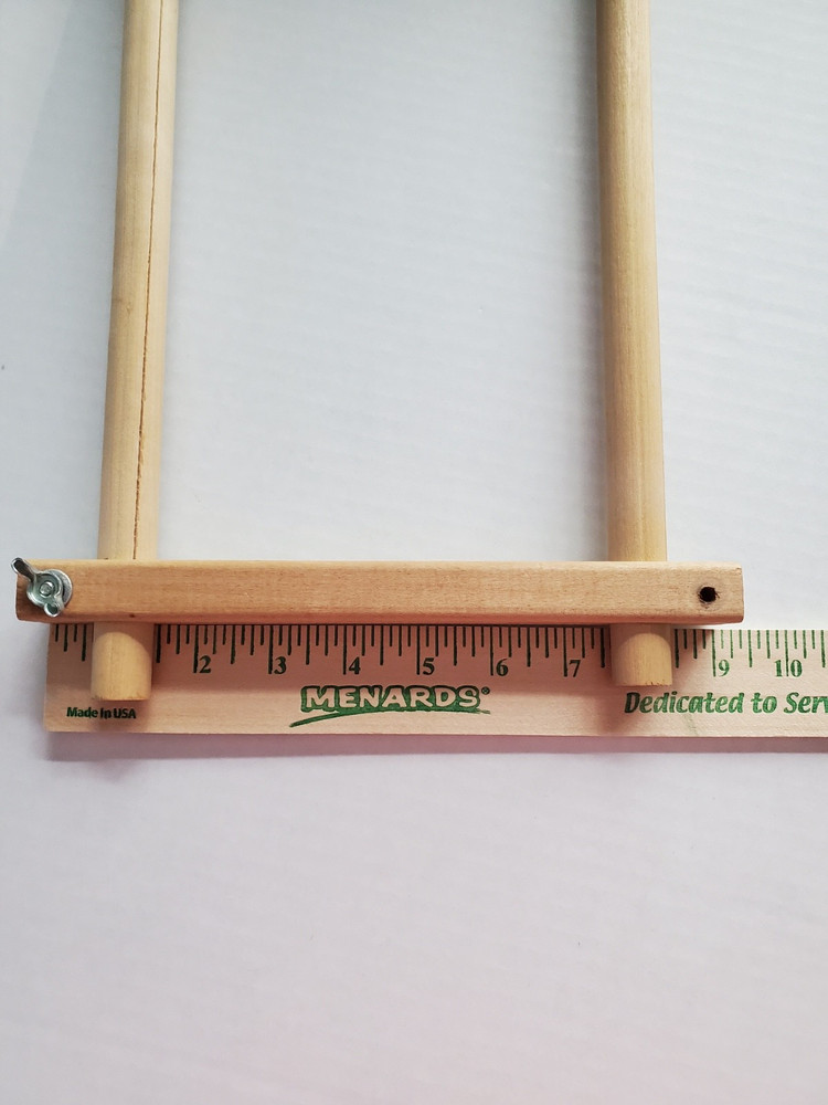 Wooden Split Scroll Adjustable Frame for Embroidery/Needlework- 15" x 9"